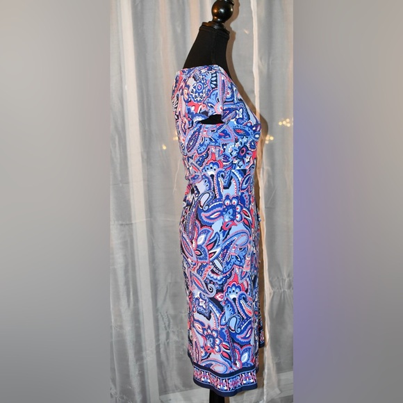 Talbot Bold Colourful Pattern Dress Size Small - Picture 5 of 11